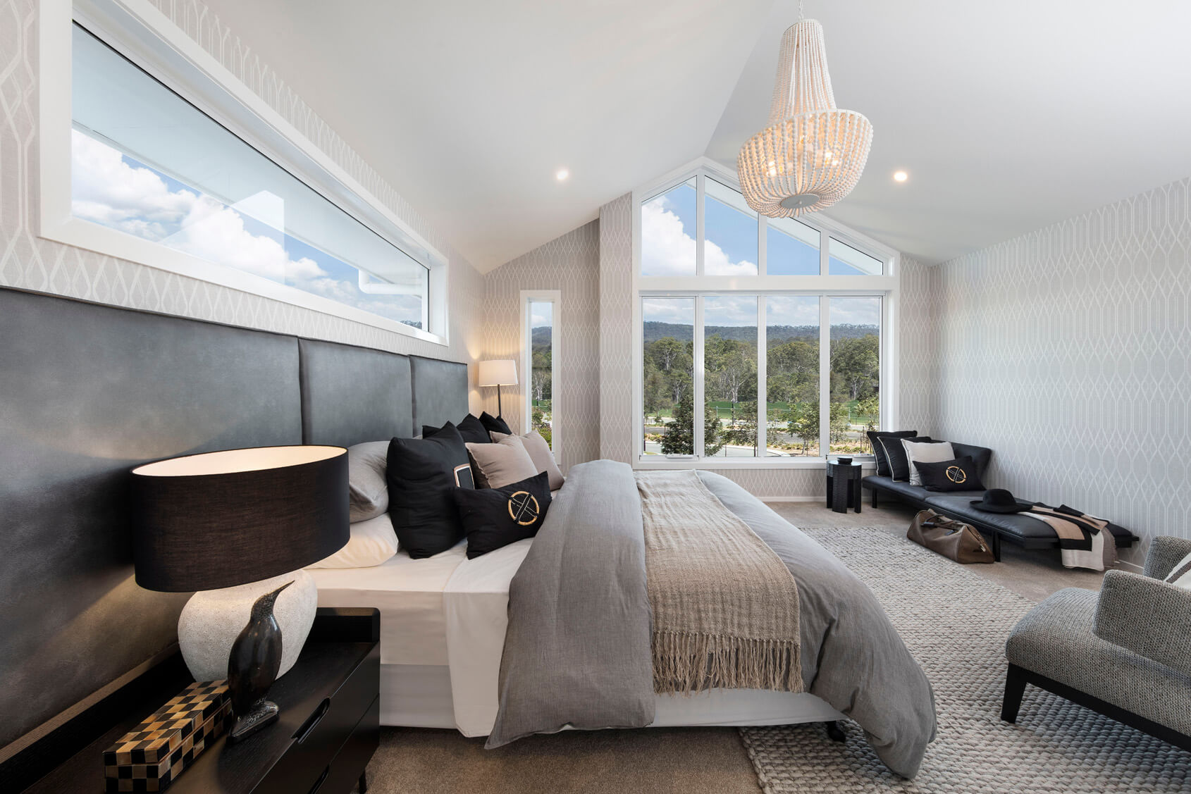 Lotus Double Storey Home Design Master Bedroom