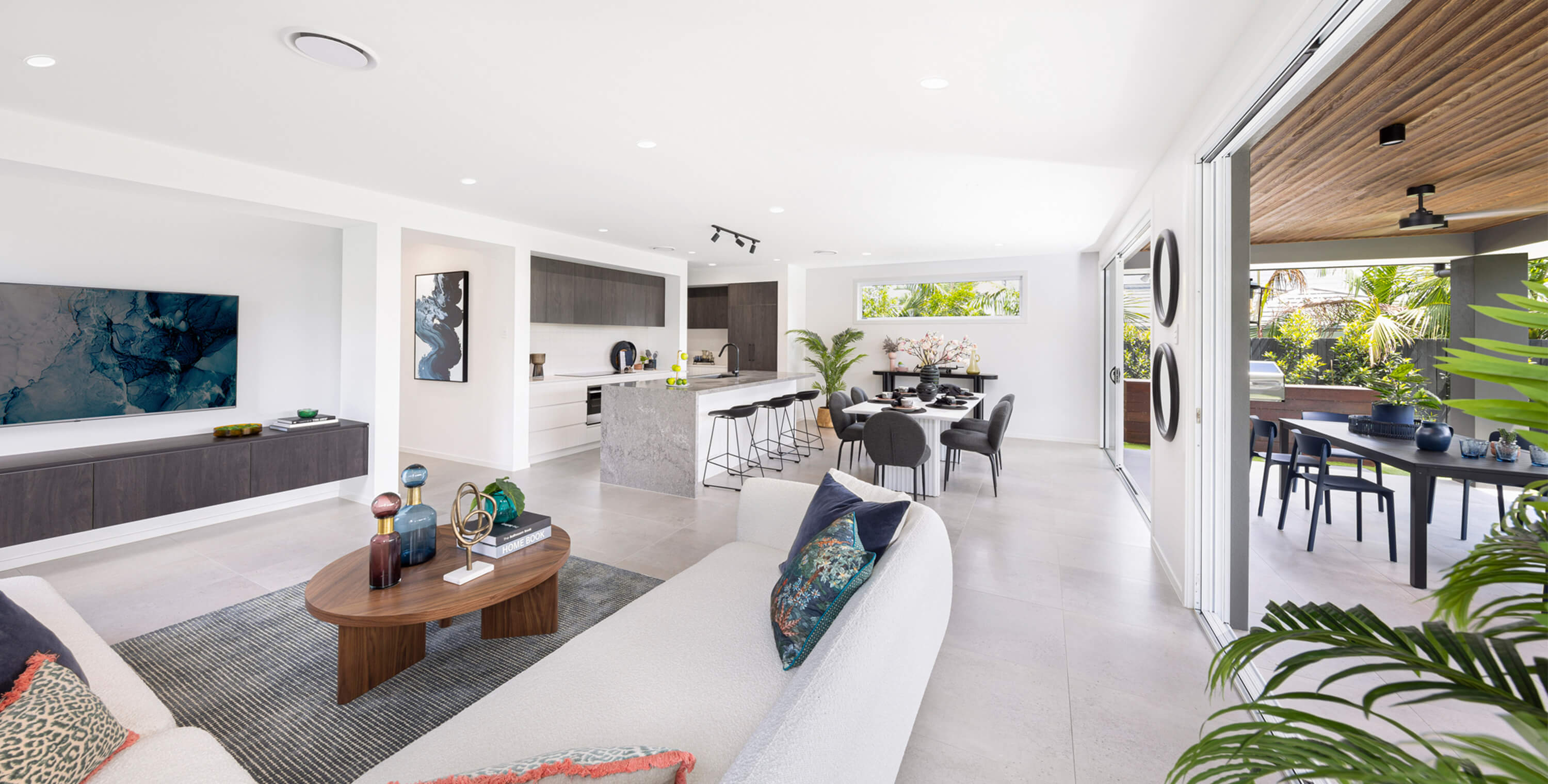 Preston Double Storey Home Design Living, Kitchen and Dining Living, Dining, Kitchen