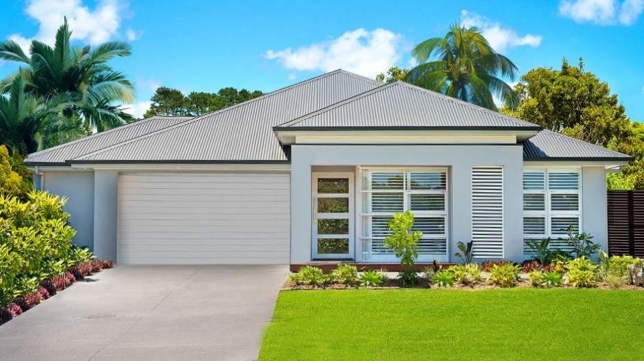 Balinese Tropicana Facade Single Storey House Designs Brighton Homes