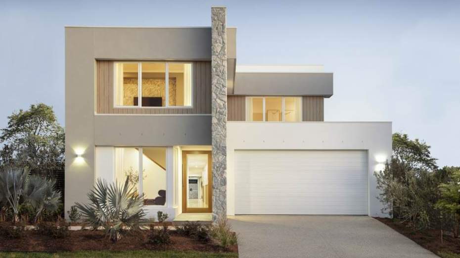 Blade Facade Doube Storey Home Designs