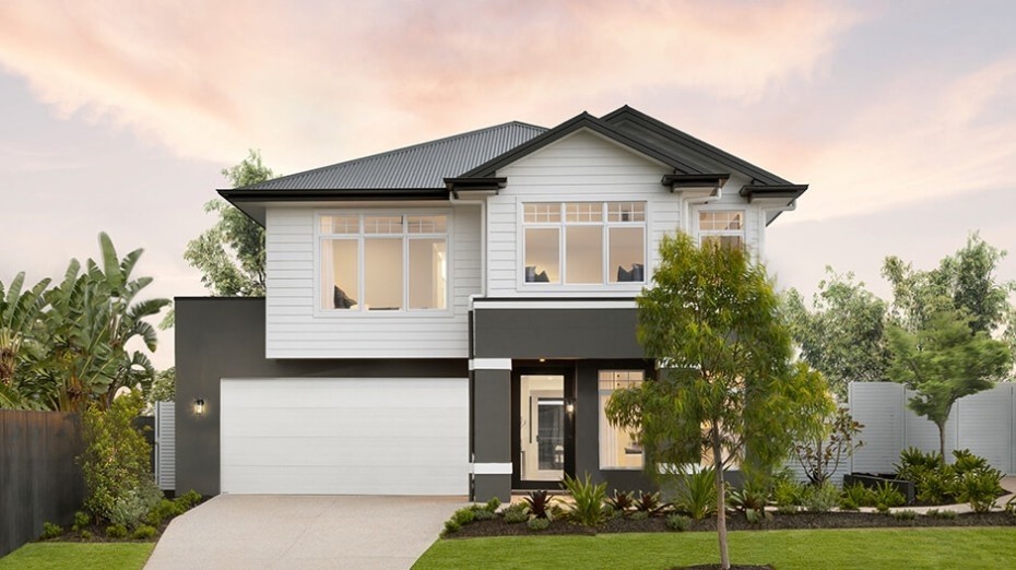 Display Homes Brisbane Everleigh, Preston Home Design, Emerson Facade
