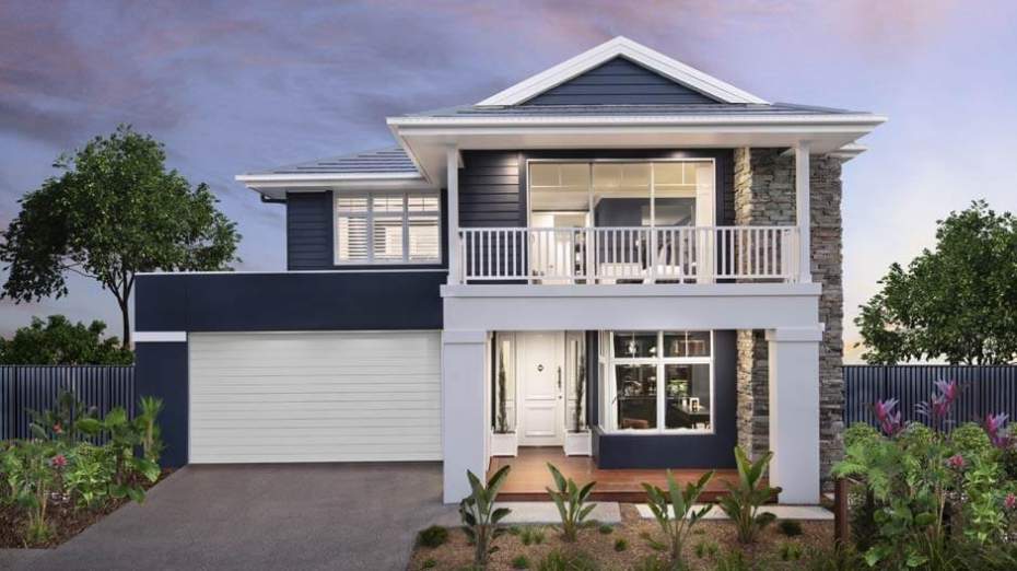 Georgia Facade Double Storey Home Designs
