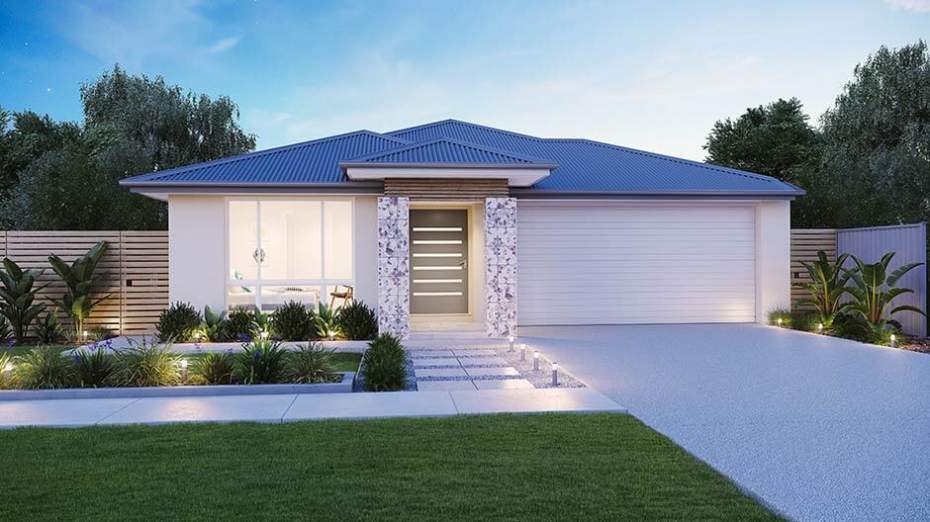 quinn facade single storey house designs