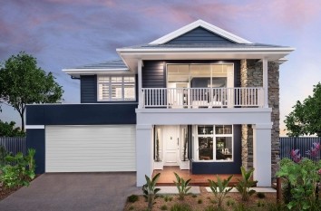 Double Storey House Design - Georgia Facade