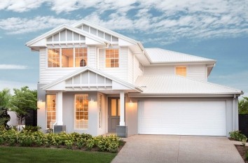 Harrow Facade Double Storey House Design - Harrow Facade