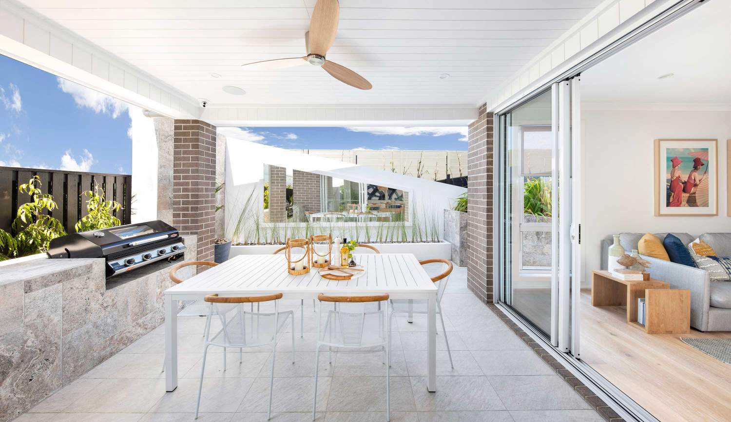Lentara One Storey House Design Home Outdoor Living