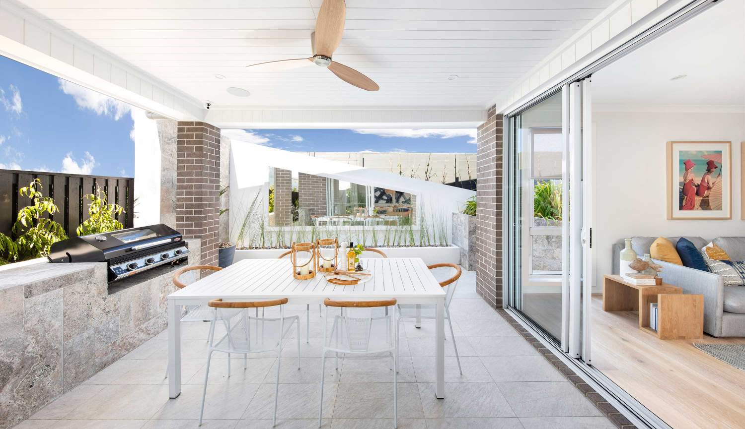 Lentara One Storey House Design Home Outdoor Living