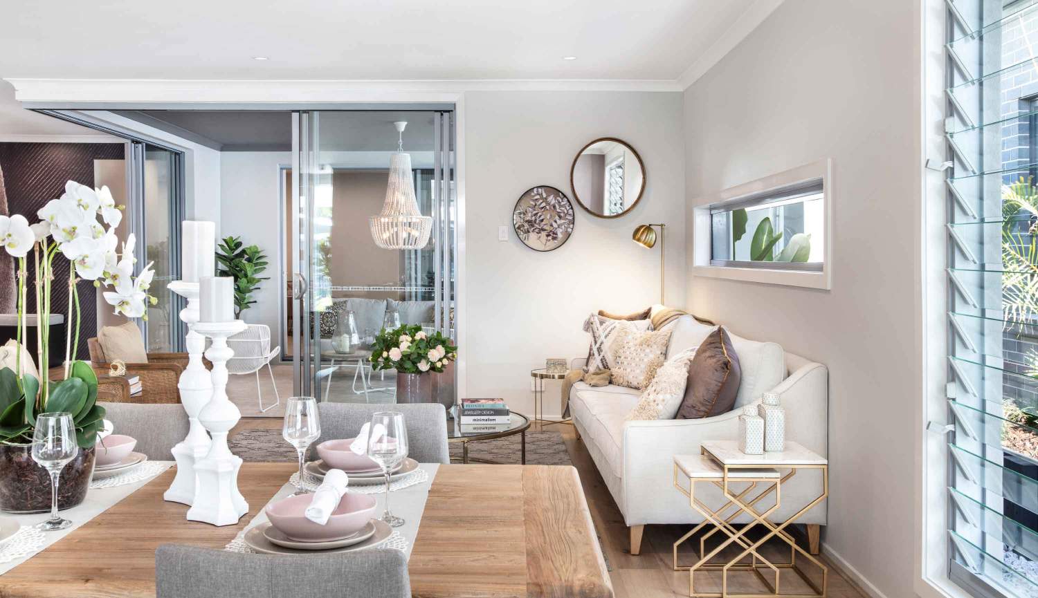 Adina Single Storey House Design Living Room