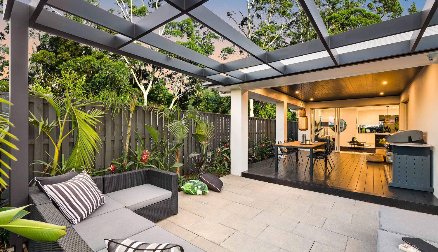Capri Single Storey House Design - Outdoor Living Area