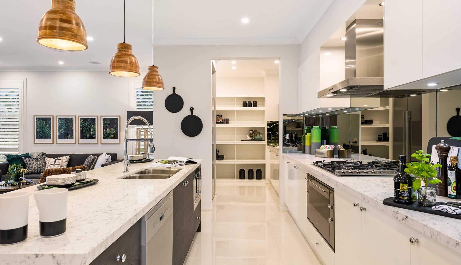 Capri Single Storey House Design - Kitchen, Butlers Pantry