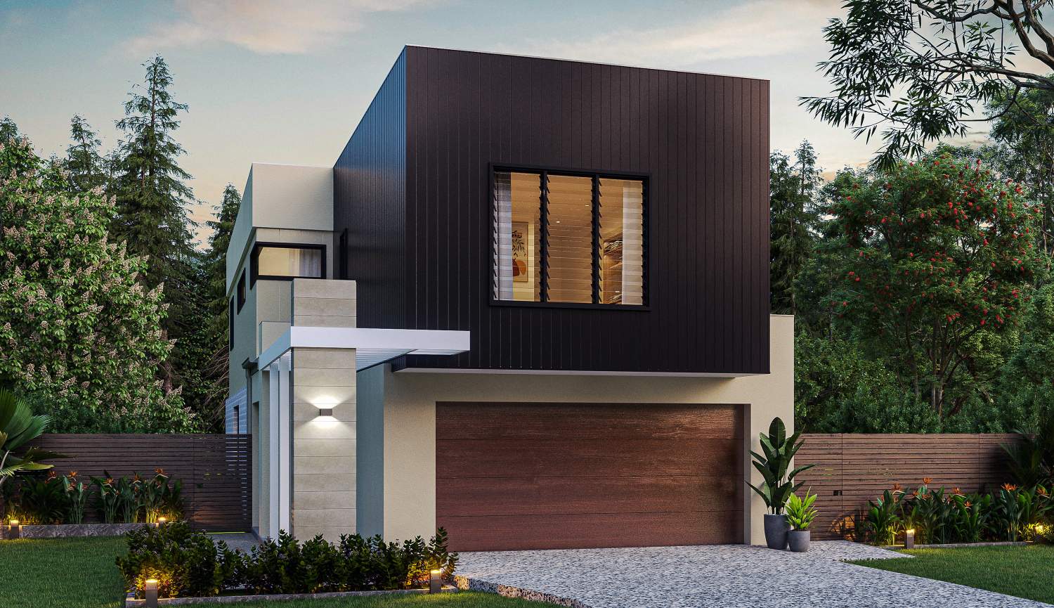 Double Storey House Design - Gibson Facade