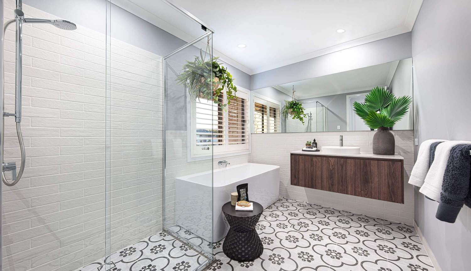 Frankky Double Storey House Design Bathroom by Brighton Homes