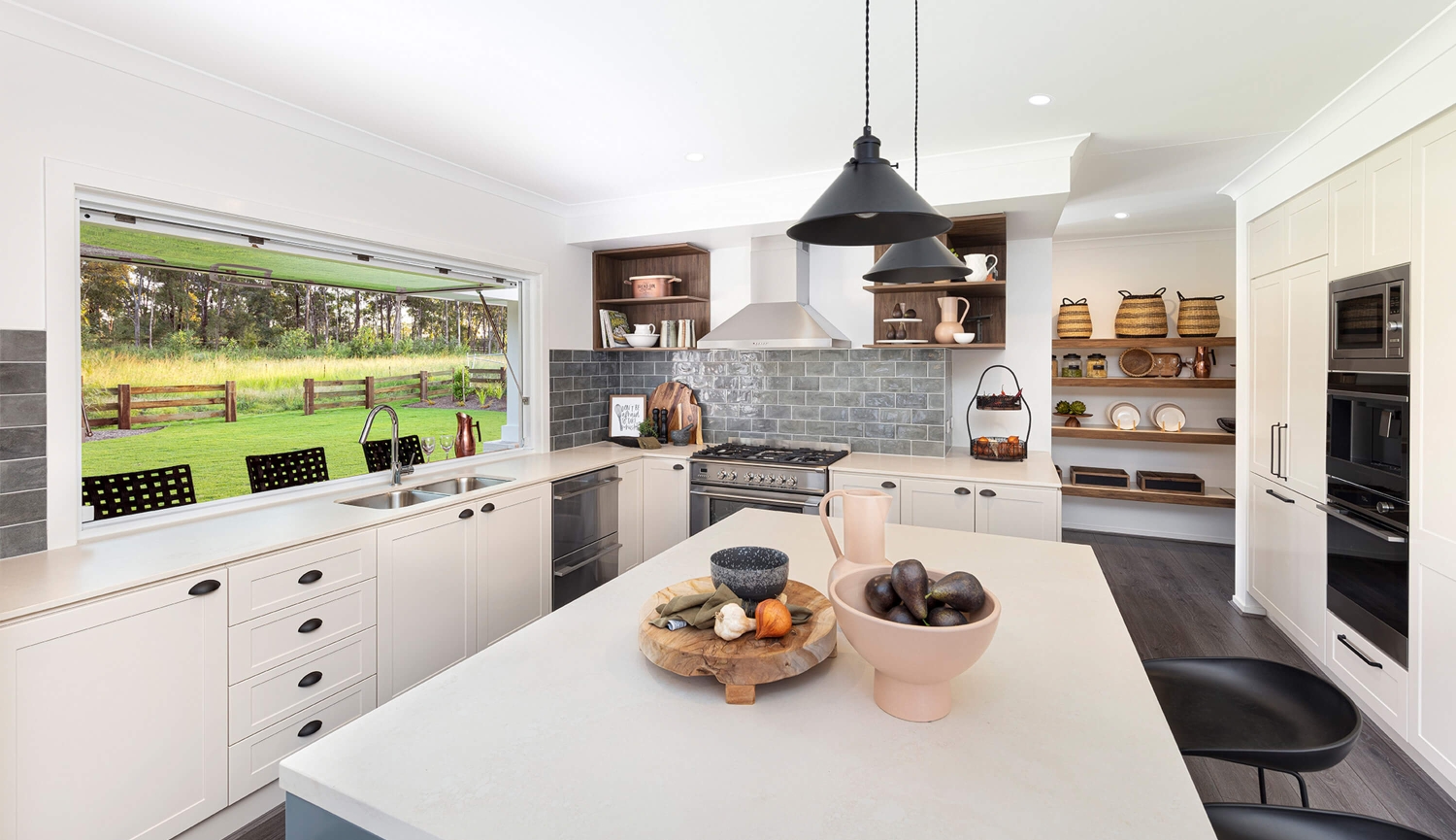 Hunter Acreage Single Storey House Design Kitchen