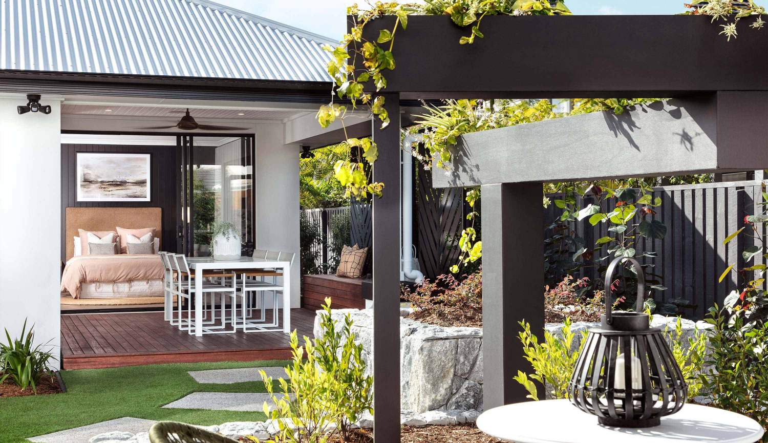 Melody Single Storey House Design Outdoor Living