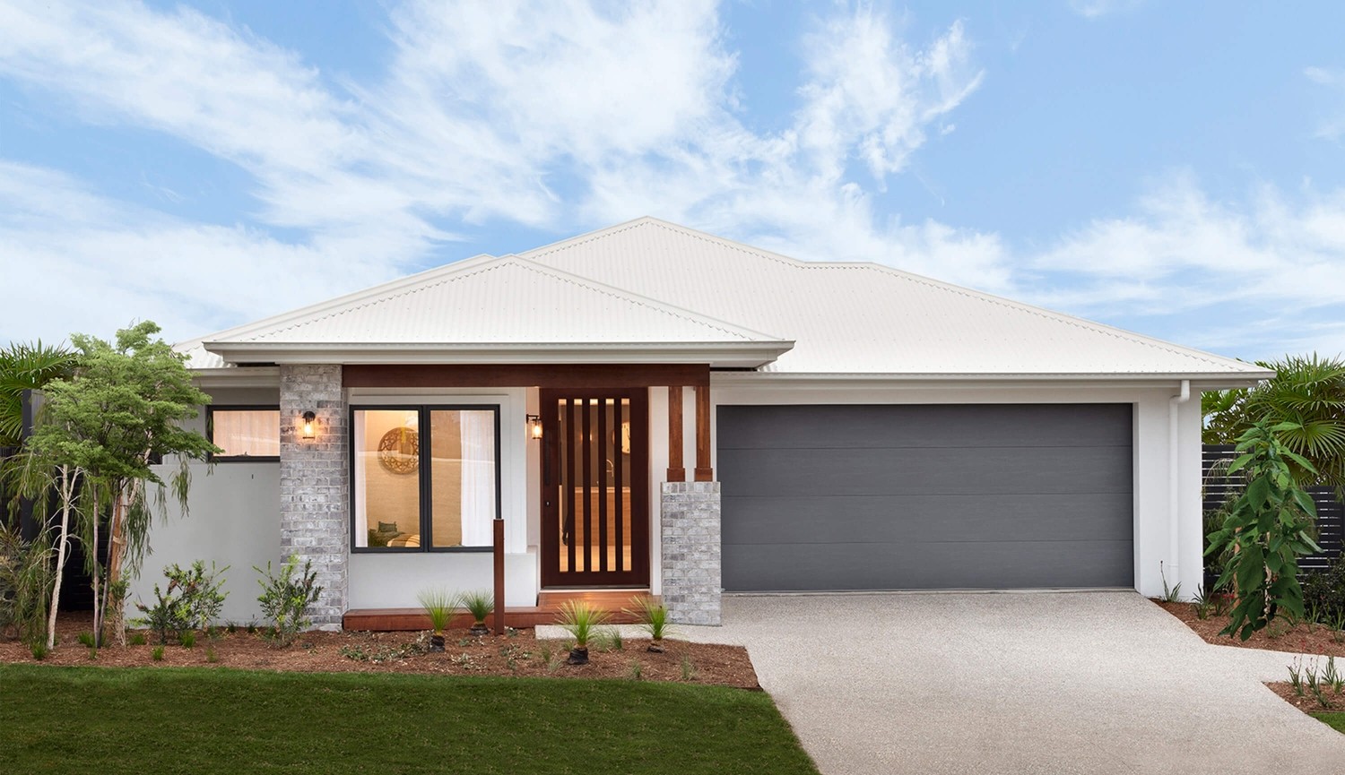 Meridian Single Storey Home Design Seaside Facade