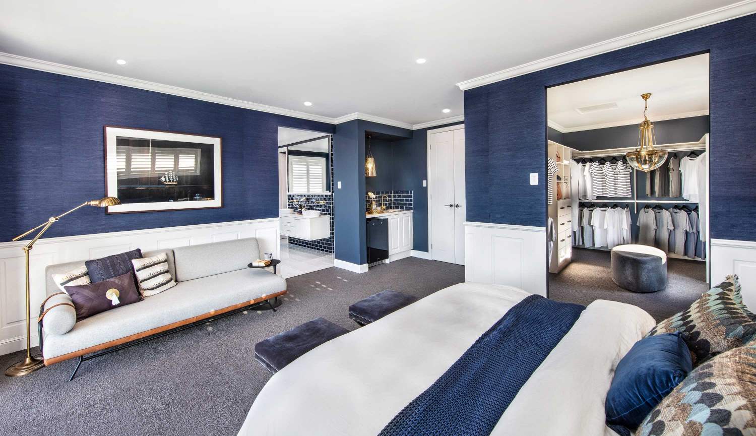 Monterey Two Storey House Design Master Bedroom