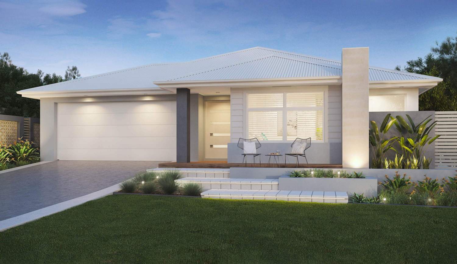 Single Storey House Design Hamlyn Facade