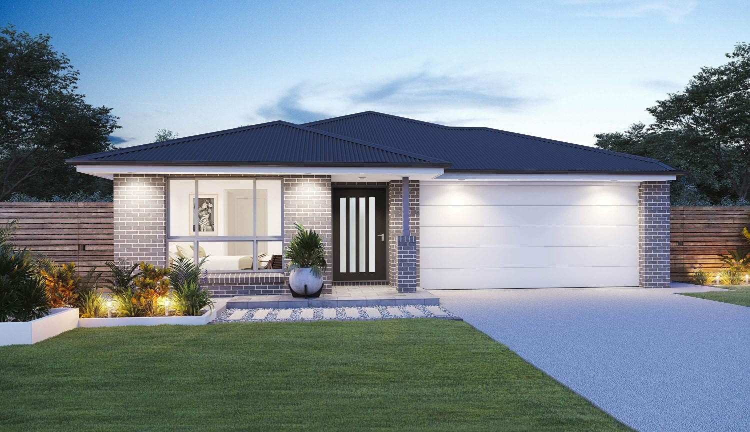 Single Storey House Design - Harlow Facade