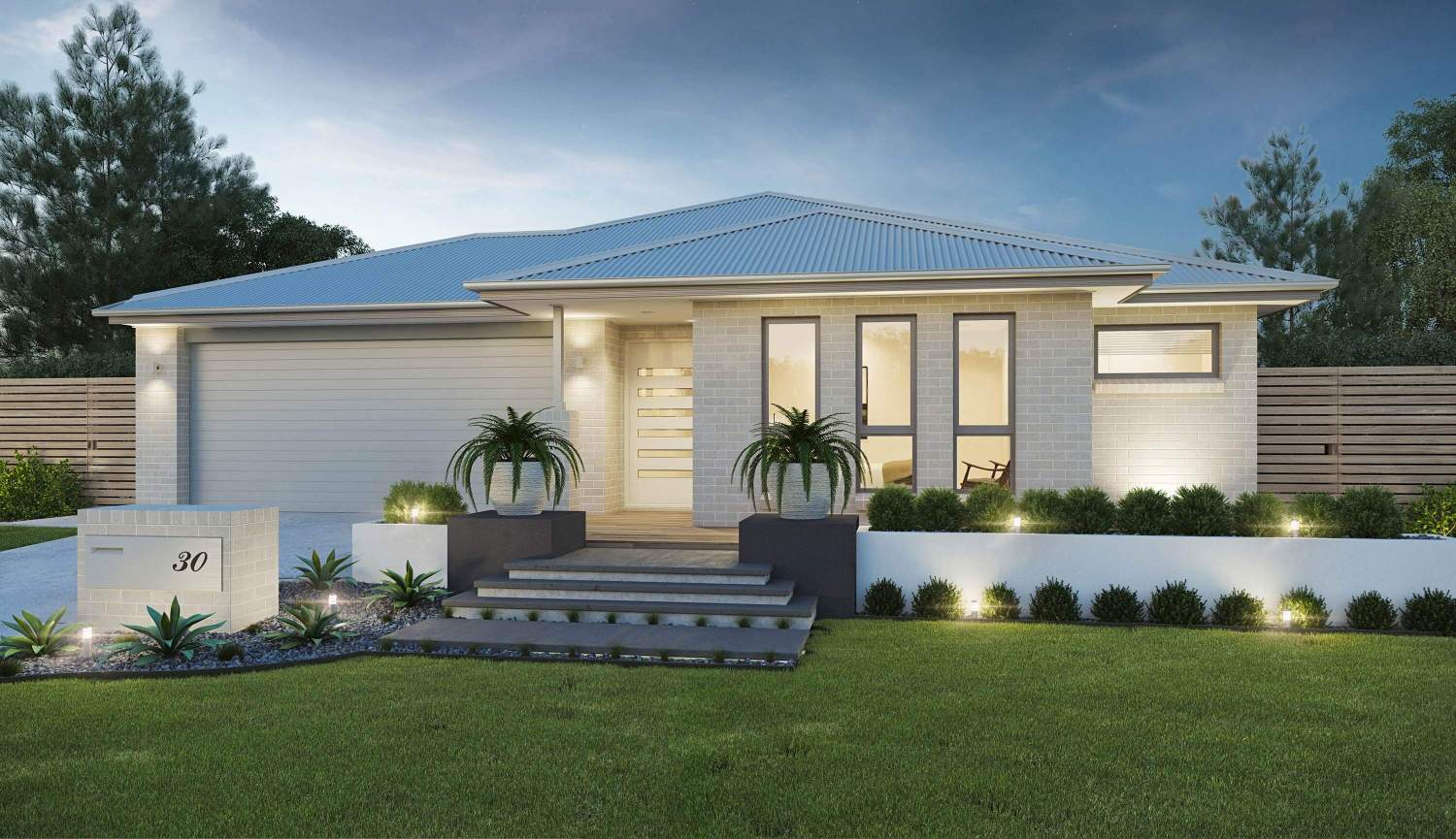 Single Storey House Design Meridian Classic Facade