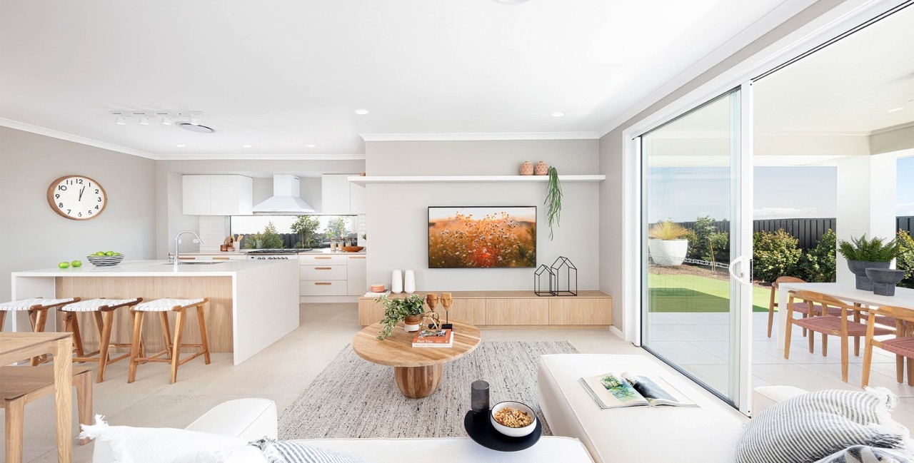 Lola Single Storey Home Design - Living Room