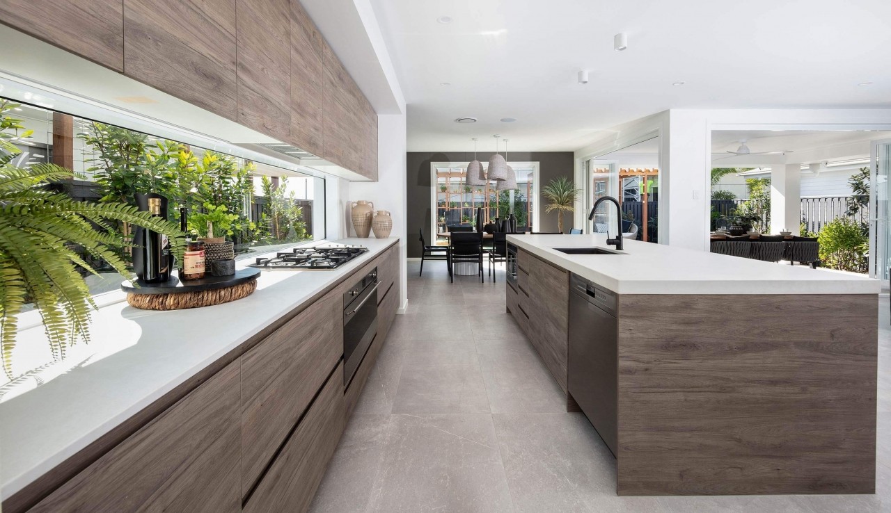 Lotus Double Storey House Design - Kitchen