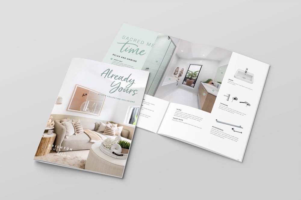 studio collection inclusions brochure