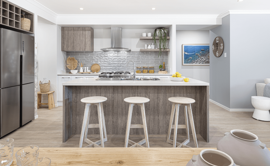 Raine single storey house design kitchen inclusions