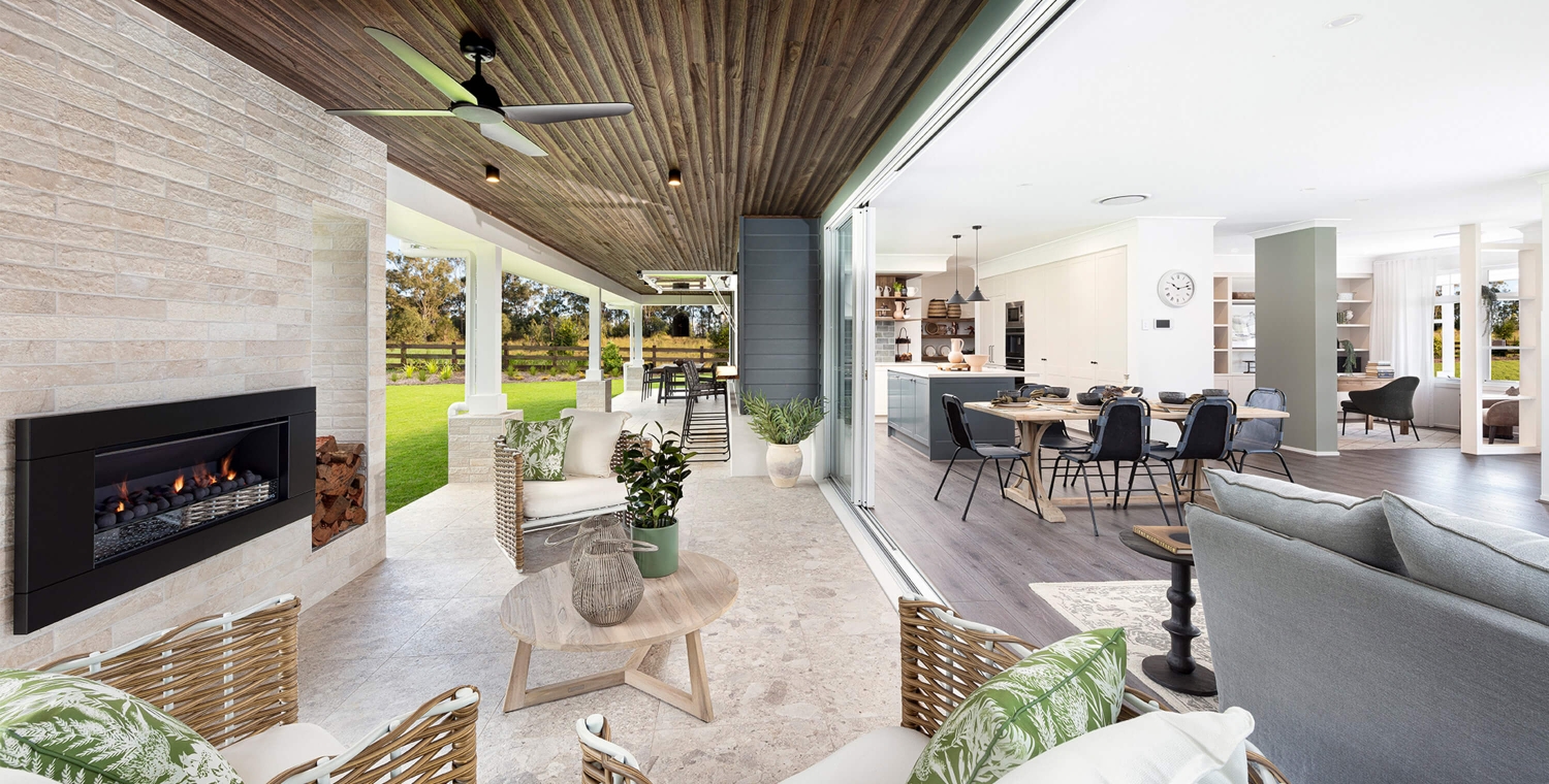 Hunter Acreage Single Storey Home Design Alfresco