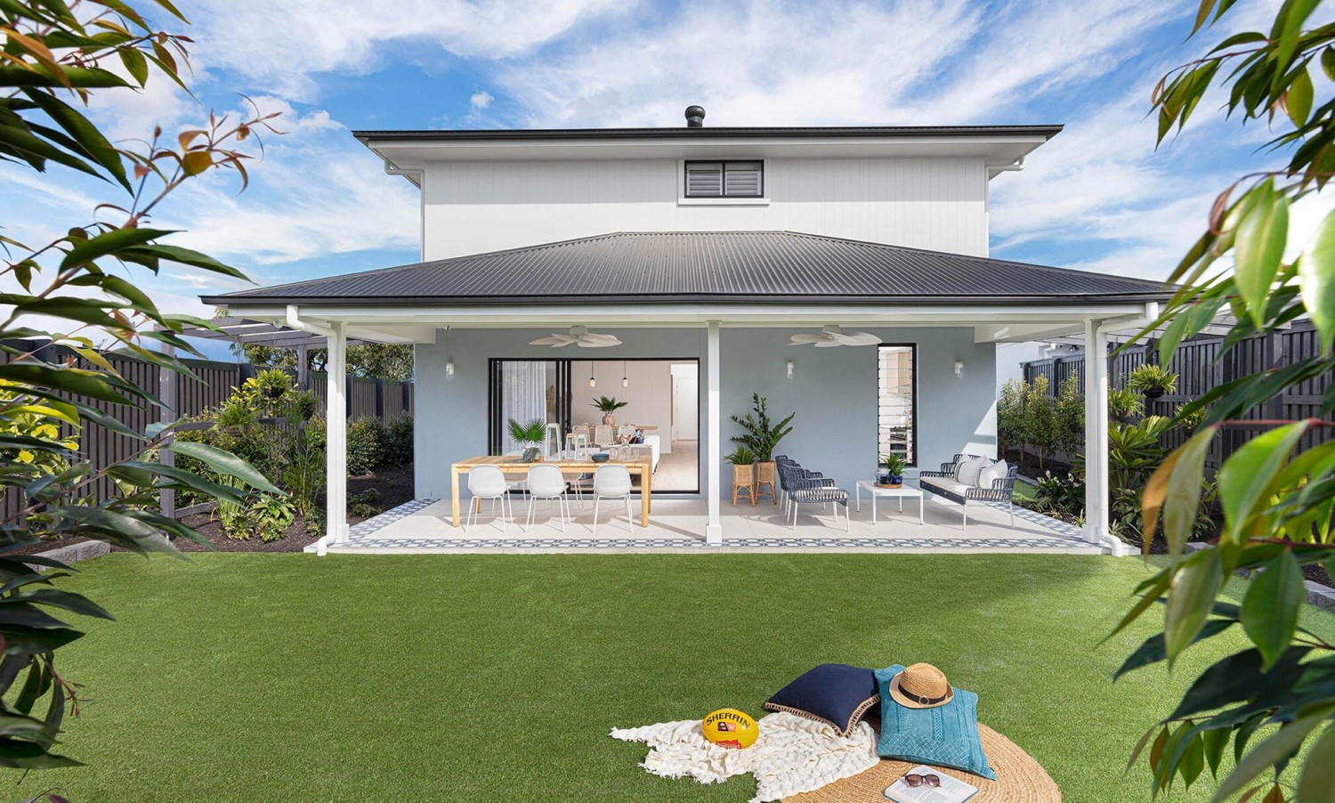 Liana Double Storey Home Design Alfresco