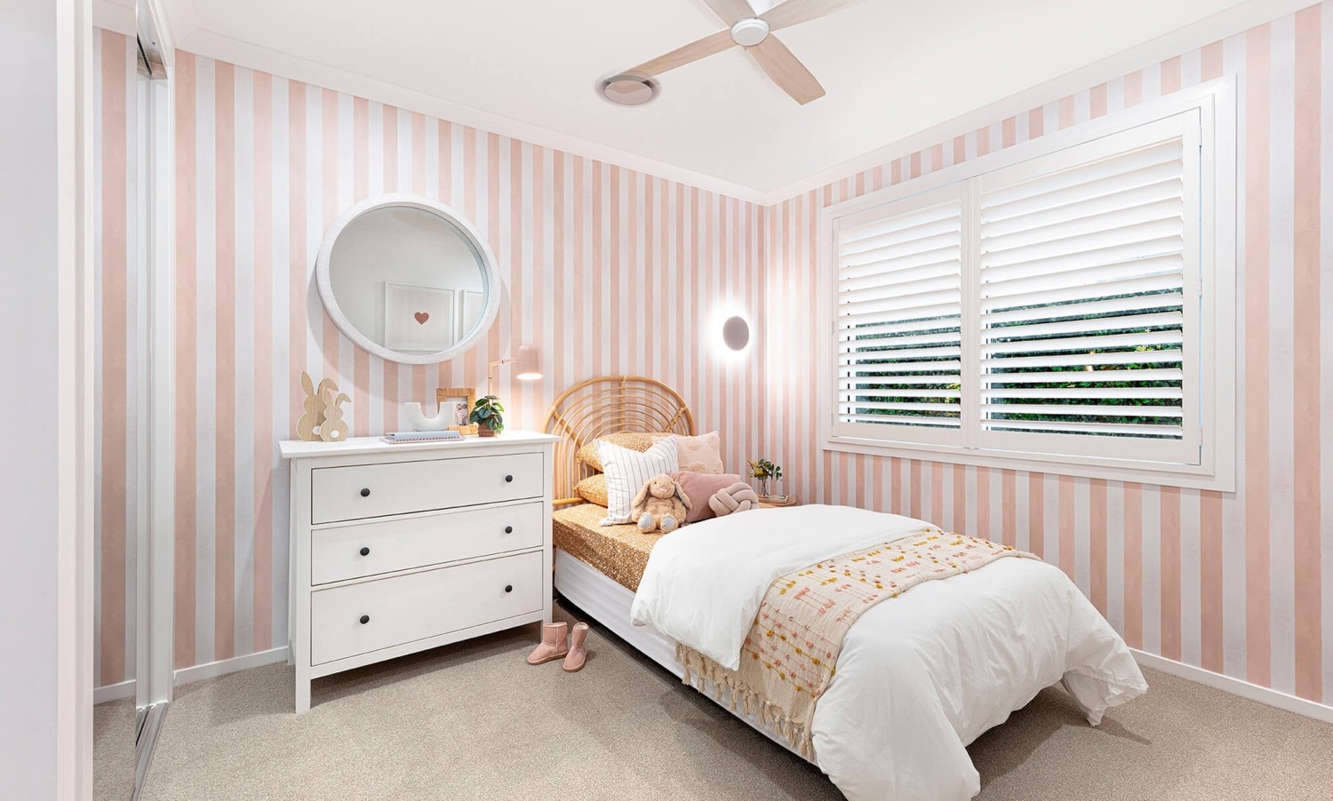 Lola Single Storey Home Design Kids Bedroom - Girls