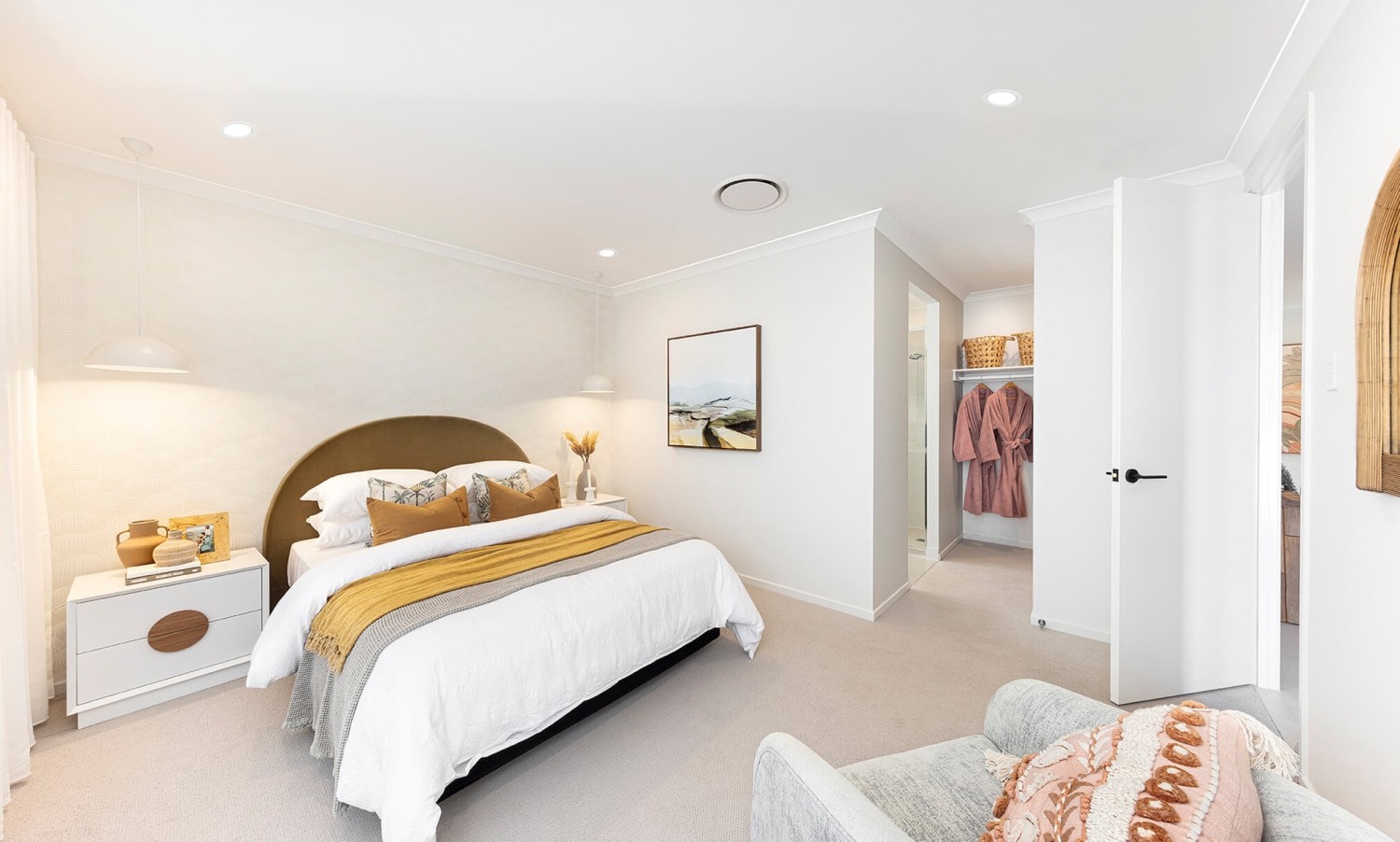 Maple Single Storey Home Design Master Bedroom